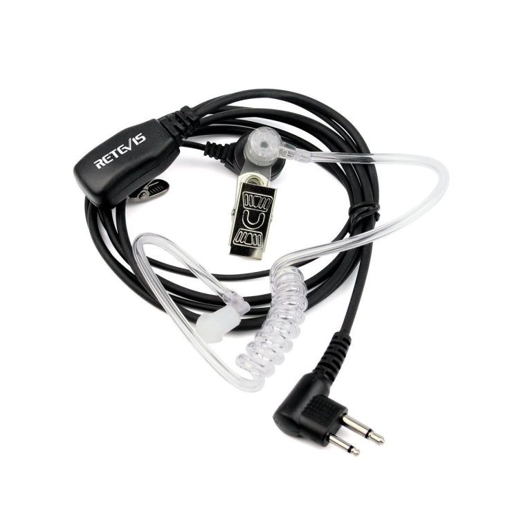 RETEVIS C9025 M 2 Pin PTT Air guide ลดเสียงรบกวน Covert Acoustic Tube หูฟัง ไมโครโฟน, C9025