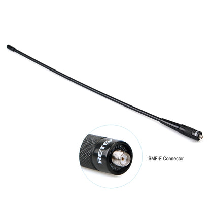 RETEVIS RHD-771 136-174+400-480MHz SMA-F Famale เสาอากาศคู่สำหรับ RT-5R/H-777/RT5, RHD-771 SMA-F