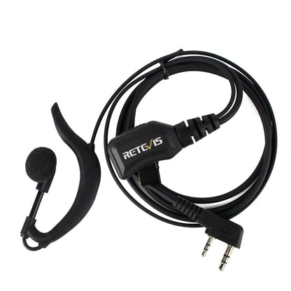 RETEVIS R-111 G ประเภท PTT ปรับระดับเสียง หูฟัง ไมโครโฟน สำหรับ H-777/RT-5R/RT1/RT2/RT5, R-111 K Head