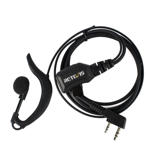 RETEVIS R-111 G ประเภท PTT ปรับระดับเสียง หูฟัง ไมโครโฟน สำหรับ H-777/RT-5R/RT1/RT2/RT5, R-111 K Head
