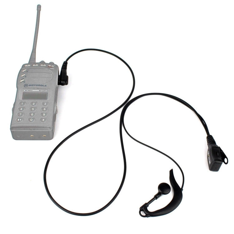 RETEVIS R-111 M หัว 2 ขา PTT ปรับระดับเสียงหูฟังไมโครโฟนสำหรับ Motorola GP68/GP88/GP300/GP2000, R-111 M Head