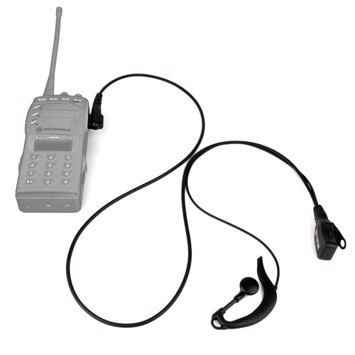RETEVIS R-111 M หัว 2 ขา PTT ปรับระดับเสียงหูฟังไมโครโฟนสำหรับ Motorola GP68/GP88/GP300/GP2000, R-111 M Head