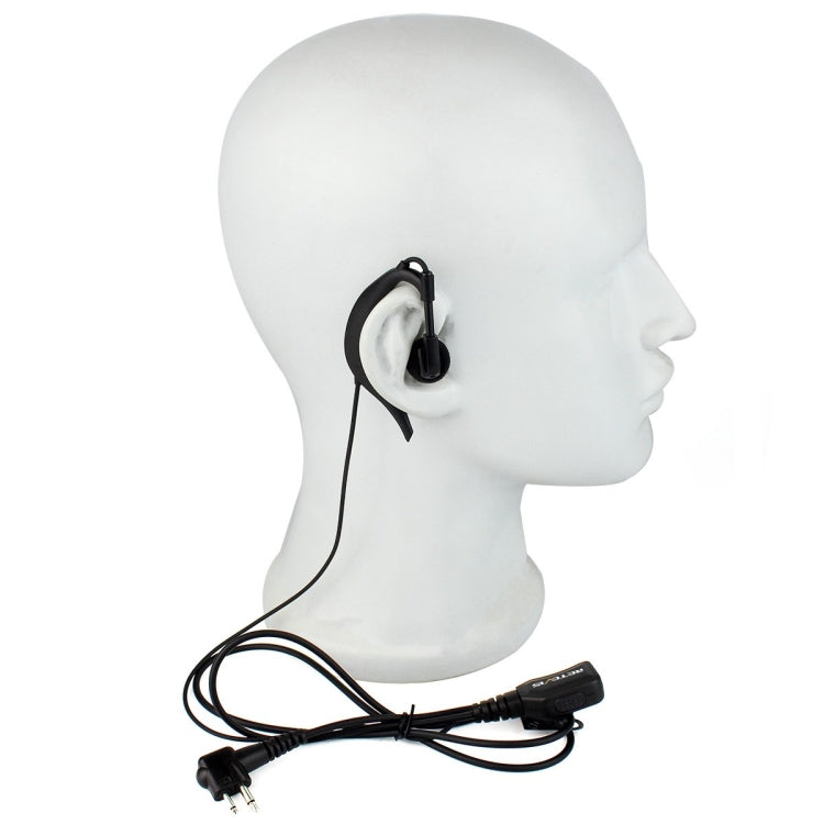 RETEVIS R-111 M หัว 2 ขา PTT ปรับระดับเสียงหูฟังไมโครโฟนสำหรับ Motorola GP68/GP88/GP300/GP2000, R-111 M Head
