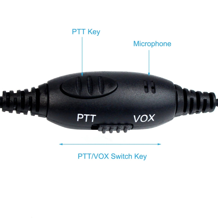 RETEVIS R-114 2 Pin K Head VOX ชุดหูฟังหูฟังไมโครโฟน, R-114