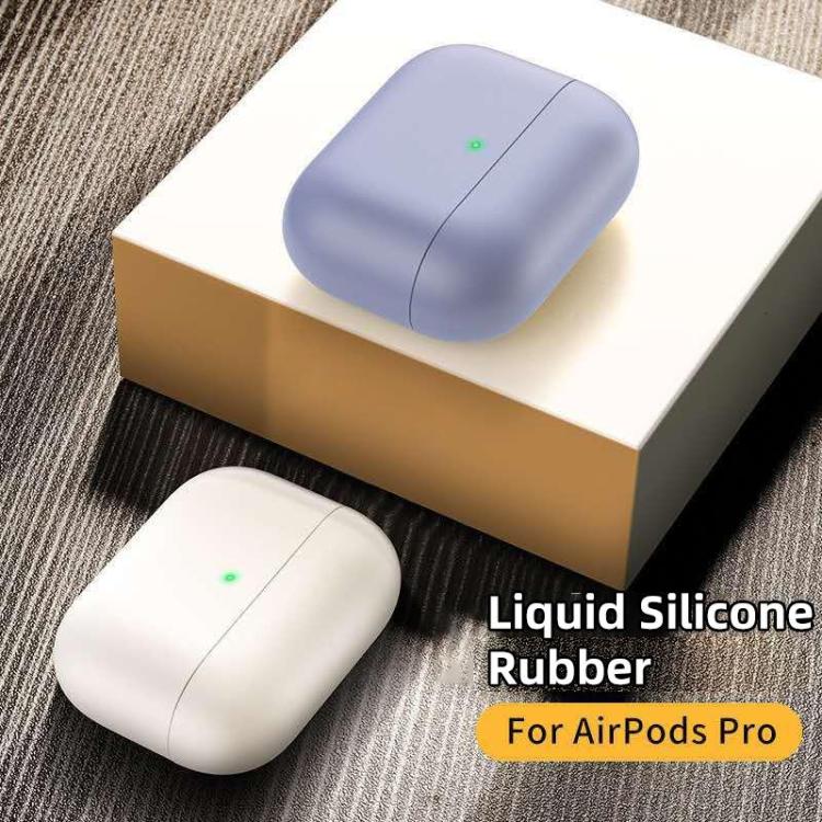 สำหรับ Apple AirPods Pro เคสป้องกันหูฟังไร้สายซิลิโคนเหลวบางเฉียบ