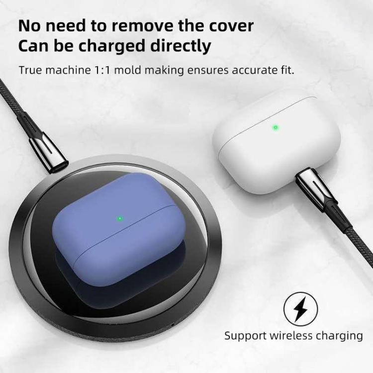 สำหรับ Apple AirPods Pro เคสป้องกันหูฟังไร้สายซิลิโคนเหลวบางเฉียบ