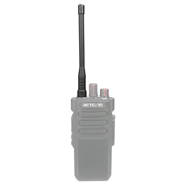 RETEVIS HA01 136-174 + 400-470MHz SMA-F หญิง Dual Band Handheld เสาอากาศแส้สำหรับ H777 /RT5R/RT29, HA01