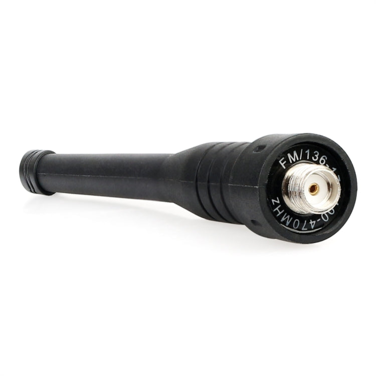 RETEVIS HA01 136-174 + 400-470MHz SMA-F หญิง Dual Band Handheld เสาอากาศแส้สำหรับ H777 /RT5R/RT29, HA01