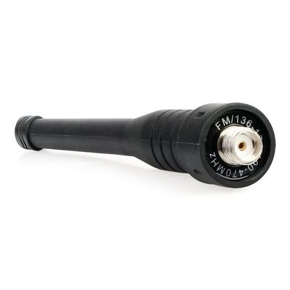 RETEVIS HA01 136-174 + 400-470MHz SMA-F หญิง Dual Band Handheld เสาอากาศแส้สำหรับ H777 /RT5R/RT29, HA01