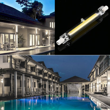 COB หลอดไฟ LED หลอดแก้ว การเปลี่ยนหลอดไฟฮาโลเจน จุดไฟ,, R7S 7W 500LM 118mm White Light, R7S 3W 350LM 78mm White Light, R7S 7W 500LM 118mm Warm Light, R7S 3W 350LM 78mm Warm Light