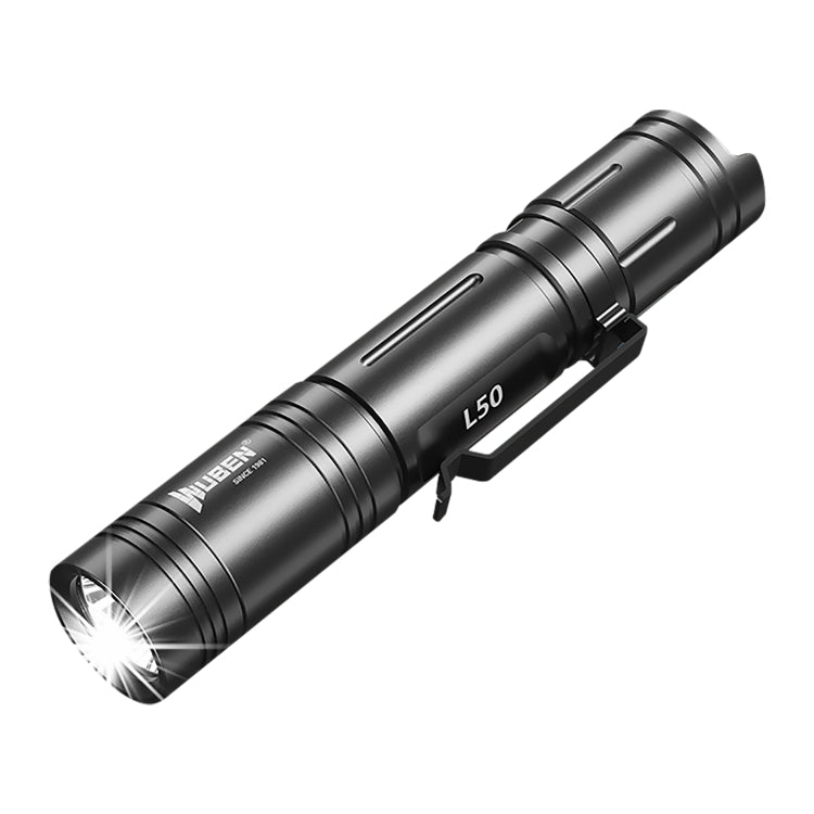 WUBEN L50 กลางแจ้งแบบพกพา LED แสงที่แข็งแกร่ง USB ชาร์จอลูมิเนียมไฟฉาย, L50