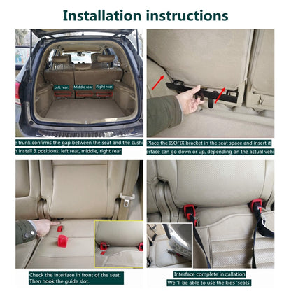 ZL-2022 Universal ISOFIX + อินเทอร์เฟซที่นั่งเด็กแบบสลัก, ZL-2022