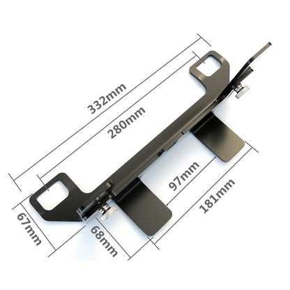 ZL-2052 รถ Universal Children Safety Seat ISOFIX Interface Bracket Latch Retainer, ZL-2052