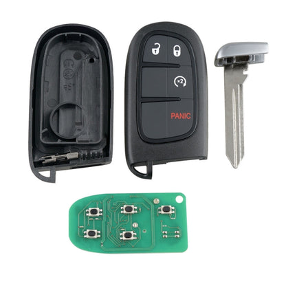 ปุ่มควบคุมระยะไกลรถยนต์ 4 ปุ่ม GQ4-54T ID46 ชิป 433MHZ สำหรับ Dodge RAM, For Dodge RAM