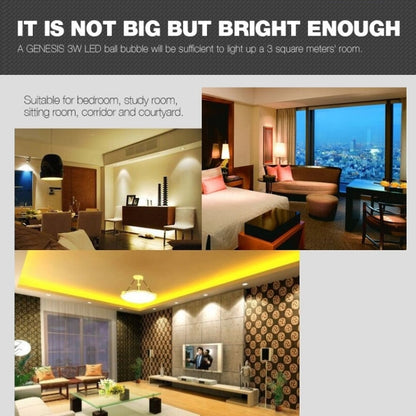 หลอดประหยัดไฟ LED แสงสีขาว 6000-6500K AC 85-265V, 3W 270LM, 5W 40LM, 7W 630LM, 9W 810LM, 5W, 12W 1080LM, 15W 1350LM, 18W 1620LM, 12W