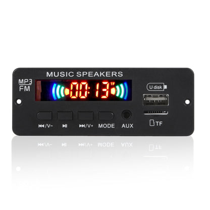 JX-808BT รถ 12V เสียงเครื่องเล่น MP3 ถอดรหัสคณะกรรมการวิทยุ FM USB พร้อม Bluetooth / รีโมทคอนโทรล / การบันทึก, JX-808BT