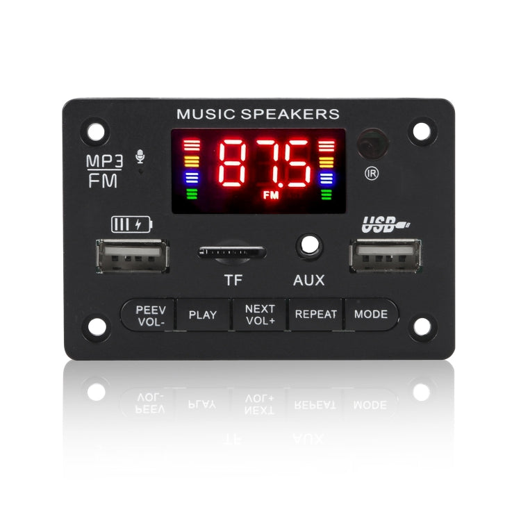JX-810BT รถ 12V เสียงเครื่องเล่น MP3 ถอดรหัสคณะกรรมการวิทยุ FM USB พร้อม Bluetooth / รีโมทคอนโทรล / การบันทึก, JX-810BT