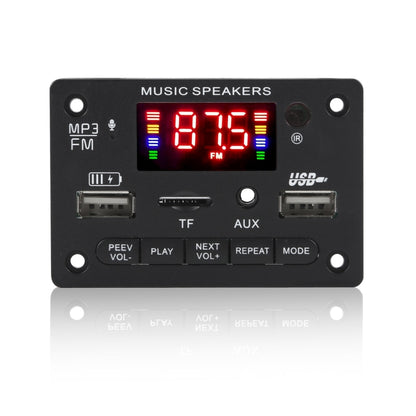 JX-810BT รถ 12V เสียงเครื่องเล่น MP3 ถอดรหัสคณะกรรมการวิทยุ FM USB พร้อม Bluetooth / รีโมทคอนโทรล / การบันทึก, JX-810BT