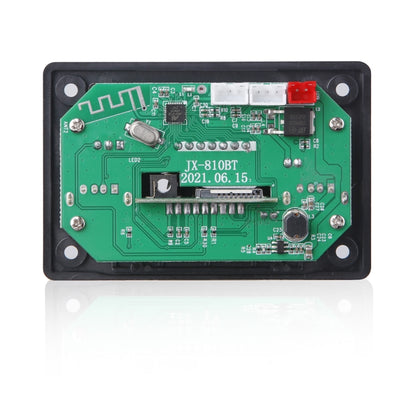 JX-810BT รถ 12V เสียงเครื่องเล่น MP3 ถอดรหัสคณะกรรมการวิทยุ FM USB พร้อม Bluetooth / รีโมทคอนโทรล / การบันทึก, JX-810BT
