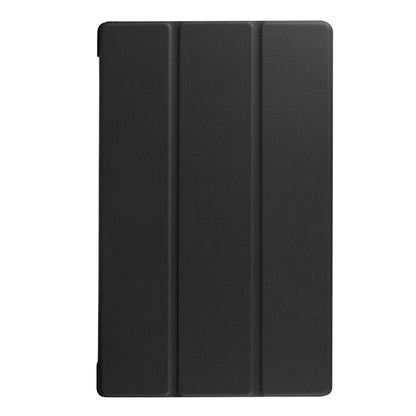 สำหรับ Amazon Kindle Fire HD 10 2017 / 2019Custer Texture ซองหนังพลิกแนวนอนพร้อมตัวยึดสามพับ & ฟังก์ชั่น Sleep / Wake-up, For Amazon Kindle Fire HD 10