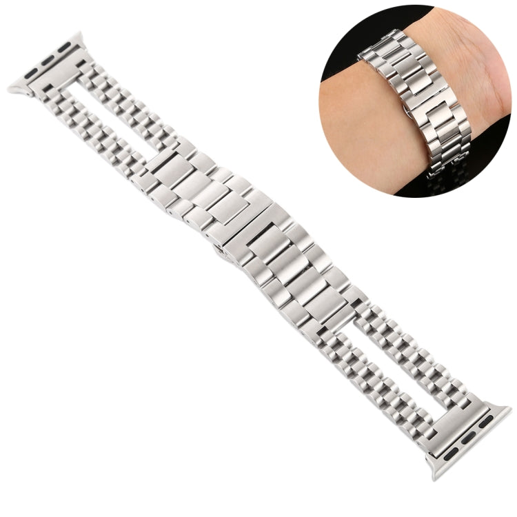 สายนาฬิกาสแตนเลส, For Apple Watch Series 7 41mm / 6 & SE & 5 & 4 40mm / 3 & 2 & 1 38mm, For Apple Watch Series 7 45mm / 6 & SE & 5 & 4 44mm / 3 & 2 & 1 42mm