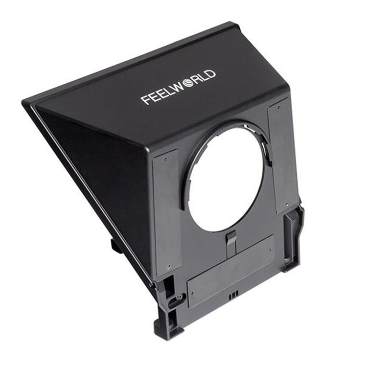 FEELWORLD TP2 Teleprompter แบบพกพาพร้อม Bluetooth รีโมทคอนโทรล เลนส์อะแดปเตอร์แหวนสำหรับต่ำกว่า 8 นิ้วโทรศัพท์มือถือ / แท็บเล็ต / กล้อง SLR, TP2