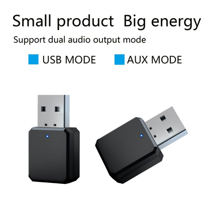 KN318 USB Bluetooth 5.1 อะแดปเตอร์เครื่องรับสัญญาณเสียง, KN318