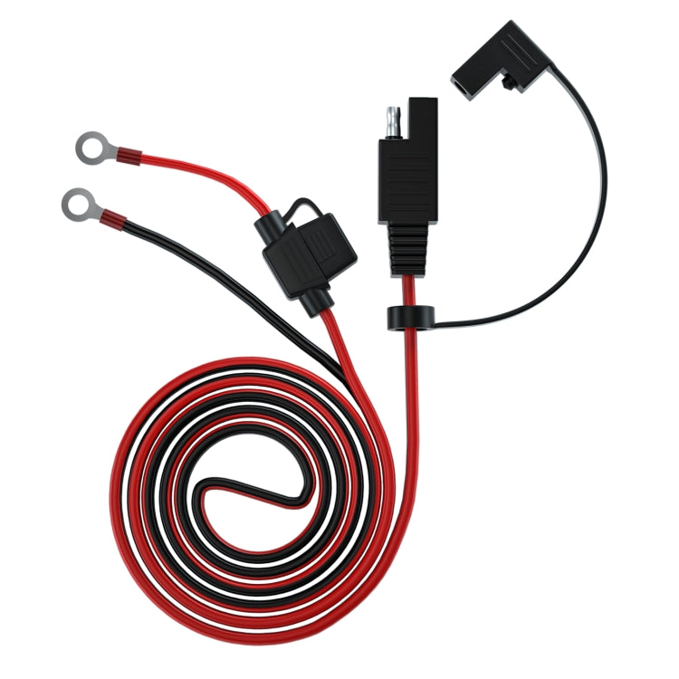 CS-1423A1 สายเคเบิลเทอร์มินัล OT 1.4 ม. พร้อมซ็อกเก็ต SAE + ฟิวส์ 10A, CS-1423A1