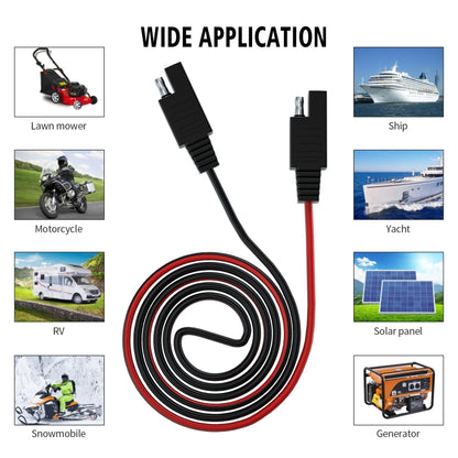 CS-1423B1 สายเคเบิลซ็อกเก็ต SAE คู่ 1 ม, CS-1423B1