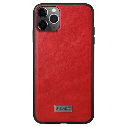 SULADA กันกระแทก TPU + เคสหนังแฮนด์เมด, For iPhone 11 Pro, For iPhone 11, For iPhone 11 Pro Max