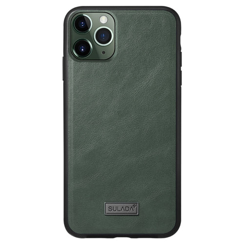 SULADA กันกระแทก TPU + เคสหนังแฮนด์เมด, For iPhone 11 Pro, For iPhone 11, For iPhone 11 Pro Max