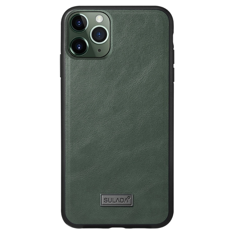 SULADA กันกระแทก TPU + เคสหนังแฮนด์เมด, For iPhone 11 Pro, For iPhone 11, For iPhone 11 Pro Max