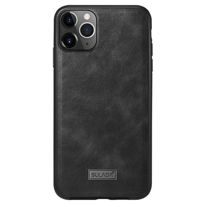 SULADA กันกระแทก TPU + เคสหนังแฮนด์เมด, For iPhone 11 Pro, For iPhone 11, For iPhone 11 Pro Max