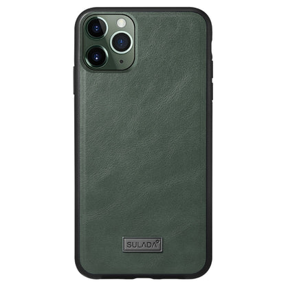 SULADA กันกระแทก TPU + เคสหนังแฮนด์เมด, For iPhone 11 Pro, For iPhone 11, For iPhone 11 Pro Max