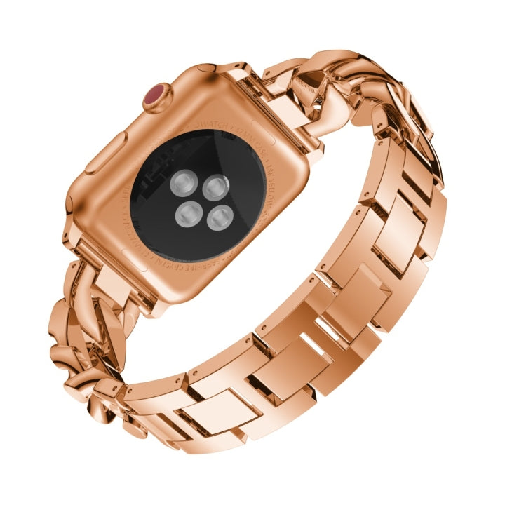สายนาฬิกาโลหะผสมเพชรยีนส์แถวเดียว, For Apple Watch Series 8&7 41mm / SE 2&6&SE&5&4 40mm / 3&2&1 38mm, For Apple Watch Series 8&7 45mm / SE 2&6&SE&5&4 44mm / 3&2&1 42mm
