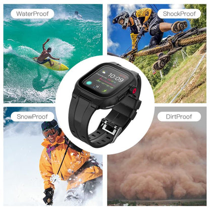 RedPepper IP68 ตัวป้องกันหน้าจอกันน้ำ + สายนาฬิกา + เคส, For Apple Watch Series 6 / 5 / 4 / Watch SE 44mm