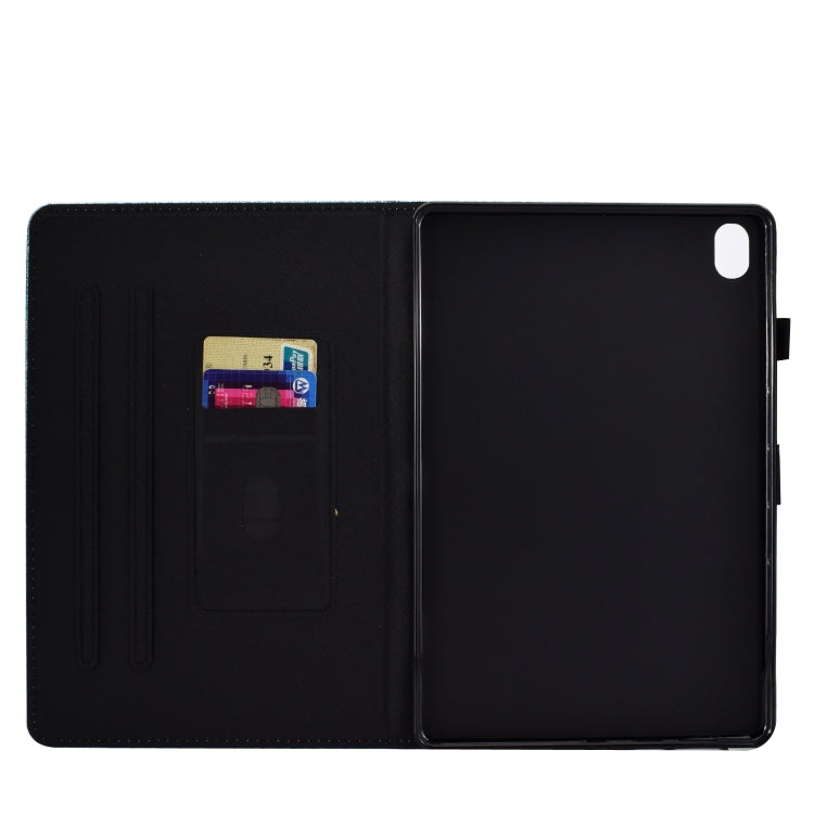 ซองหนังพลิกแนวนอนเคลือบเงาผงแวววาวพร้อมตัวยึดและช่องเสียบการ์ด, For Huawei MediaPad M6 8.4, For Huawei MediaPad M6 10.8, For Huawei MediaPad T3 7.0, For Huawei MediaPad T3 10.0, For Huawei MediaPad T5, For iPad 10.2 / 10.5, For iPad 2 / 3 / 4          ...