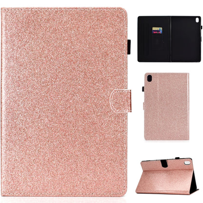 ซองหนังพลิกแนวนอนเคลือบเงาผงแวววาวพร้อมตัวยึดและช่องเสียบการ์ด, For Huawei MediaPad M6 8.4, For Huawei MediaPad M6 10.8, For Huawei MediaPad T3 7.0, For Huawei MediaPad T3 10.0, For Huawei MediaPad T5, For iPad 10.2 / 10.5, For iPad 2 / 3 / 4          ...