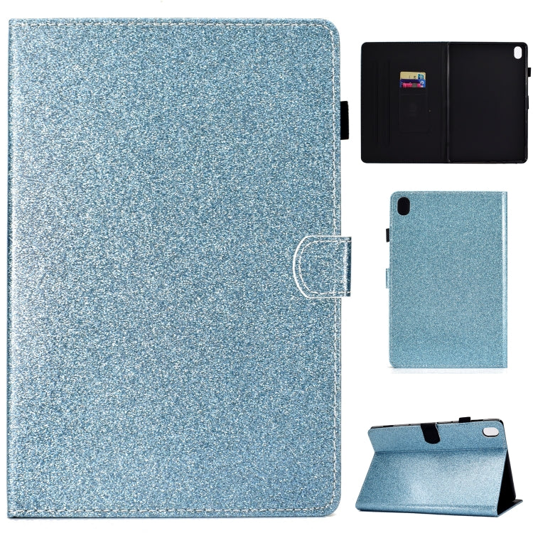 ซองหนังพลิกแนวนอนเคลือบเงาผงแวววาวพร้อมตัวยึดและช่องเสียบการ์ด, For Huawei MediaPad M6 8.4, For Huawei MediaPad M6 10.8, For Huawei MediaPad T3 7.0, For Huawei MediaPad T3 10.0, For Huawei MediaPad T5, For iPad 10.2 / 10.5, For iPad 2 / 3 / 4          ...