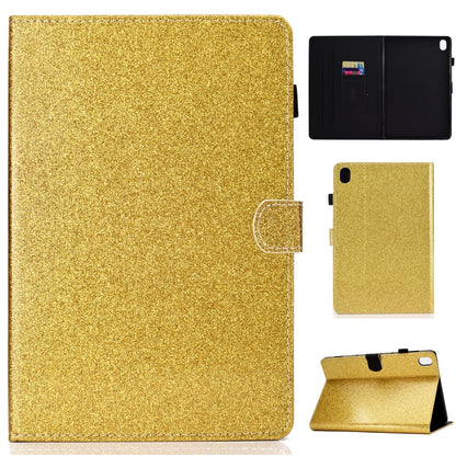 ซองหนังพลิกแนวนอนเคลือบเงาผงแวววาวพร้อมตัวยึดและช่องเสียบการ์ด, For Huawei MediaPad M6 8.4, For Huawei MediaPad M6 10.8, For Huawei MediaPad T3 7.0, For Huawei MediaPad T3 10.0, For Huawei MediaPad T5, For iPad 10.2 / 10.5, For iPad 2 / 3 / 4          ...