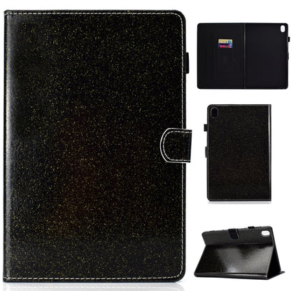 ซองหนังพลิกแนวนอนเคลือบเงาผงแวววาวพร้อมตัวยึดและช่องเสียบการ์ด, For Huawei MediaPad M6 8.4, For Huawei MediaPad M6 10.8, For Huawei MediaPad T3 7.0, For Huawei MediaPad T3 10.0, For Huawei MediaPad T5, For iPad 10.2 / 10.5, For iPad 2 / 3 / 4          ...