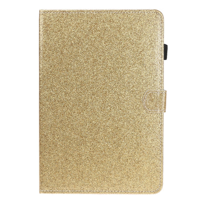 ซองหนังพลิกแนวนอนเคลือบเงาผงแวววาวพร้อมตัวยึดและช่องเสียบการ์ด, For Huawei MediaPad M6 8.4, For Huawei MediaPad M6 10.8, For Huawei MediaPad T3 7.0, For Huawei MediaPad T3 10.0, For Huawei MediaPad T5, For iPad 10.2 / 10.5, For iPad 2 / 3 / 4          ...