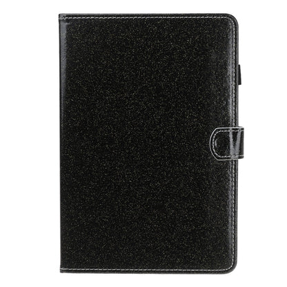ซองหนังพลิกแนวนอนเคลือบเงาผงแวววาวพร้อมตัวยึดและช่องเสียบการ์ด, For Huawei MediaPad M6 8.4, For Huawei MediaPad M6 10.8, For Huawei MediaPad T3 7.0, For Huawei MediaPad T3 10.0, For Huawei MediaPad T5, For iPad 10.2 / 10.5, For iPad 2 / 3 / 4          ...