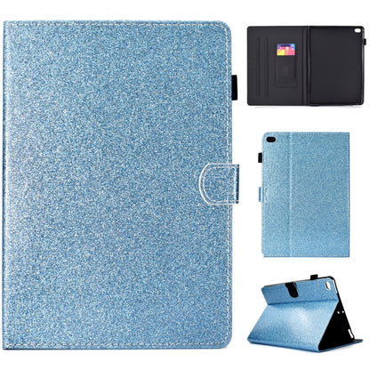 ซองหนังพลิกแนวนอนเคลือบเงาผงแวววาวพร้อมตัวยึดและช่องเสียบการ์ด, For Huawei MediaPad M6 8.4, For Huawei MediaPad M6 10.8, For Huawei MediaPad T3 7.0, For Huawei MediaPad T3 10.0, For Huawei MediaPad T5, For iPad 10.2 / 10.5, For iPad 2 / 3 / 4          ...