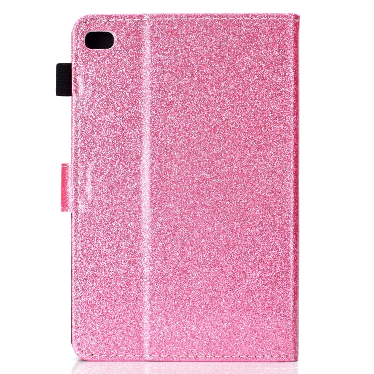 ซองหนังพลิกแนวนอนเคลือบเงาผงแวววาวพร้อมตัวยึดและช่องเสียบการ์ด, For iPad Mini 1/2/3/4/5, For iPad Pro 9.7, For iPad Pro 11 (2018)