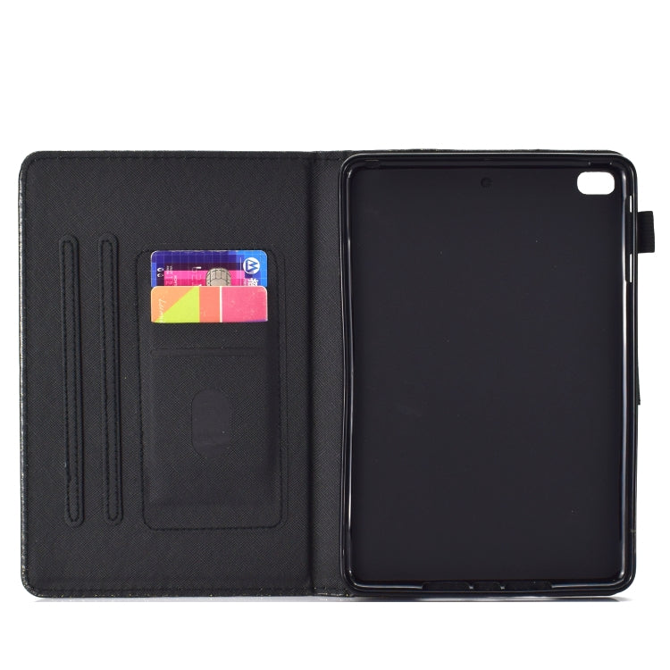 ซองหนังพลิกแนวนอนเคลือบเงาผงแวววาวพร้อมตัวยึดและช่องเสียบการ์ด, For iPad Mini 1/2/3/4/5, For iPad Pro 9.7, For iPad Pro 11 (2018)