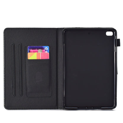 ซองหนังพลิกแนวนอนเคลือบเงาผงแวววาวพร้อมตัวยึดและช่องเสียบการ์ด, For iPad Mini 1/2/3/4/5, For iPad Pro 9.7, For iPad Pro 11 (2018)
