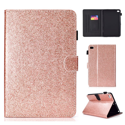 ซองหนังพลิกแนวนอนเคลือบเงาผงแวววาวพร้อมตัวยึดและช่องเสียบการ์ด, For iPad Mini 1/2/3/4/5, For iPad Pro 9.7, For iPad Pro 11 (2018)