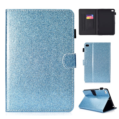 ซองหนังพลิกแนวนอนเคลือบเงาผงแวววาวพร้อมตัวยึดและช่องเสียบการ์ด, For iPad Mini 1/2/3/4/5, For iPad Pro 9.7, For iPad Pro 11 (2018)