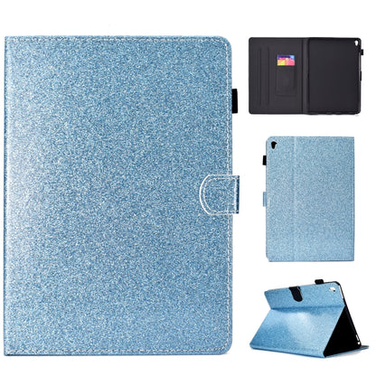 ซองหนังพลิกแนวนอนเคลือบเงาผงแวววาวพร้อมตัวยึดและช่องเสียบการ์ด, For iPad Mini 1/2/3/4/5, For iPad Pro 9.7, For iPad Pro 11 (2018)